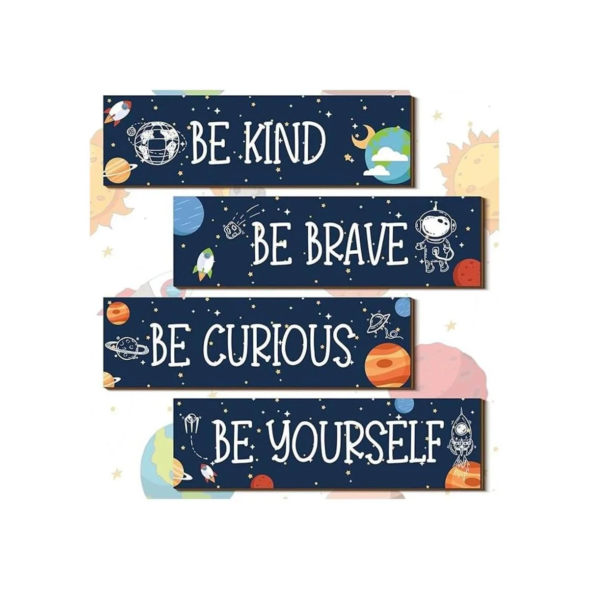 4 piezas de decoración de dormitorio con temática_1