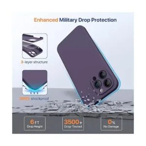 Miracase Funda diseñada para iPhone 14 Pro Max con 2_4