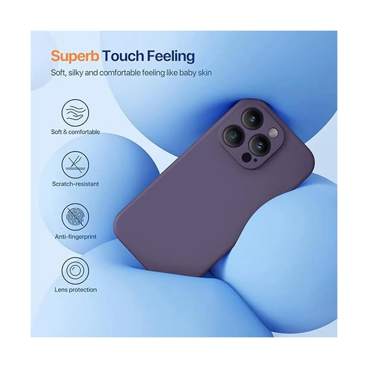 Miracase Funda diseñada para iPhone 14 Pro Max con 2_3