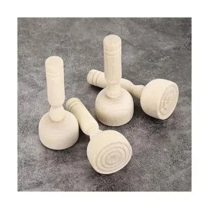 OwnMy Juego de sellos de arcilla de madera sellos de_5