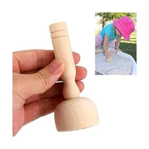 OwnMy Juego de sellos de arcilla de madera sellos de_3