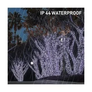 Guirnalda de luces solares blancas de Navidad para_7