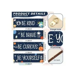 4 piezas de decoración de dormitorio con temática_3