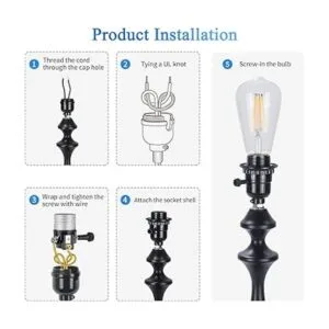 DiCUNO Reemplazo de enchufe de lámpara E26 con_5