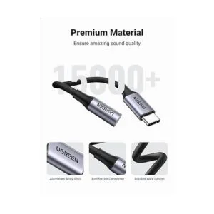 UGREEN Adaptador de audio USB C a 0.138 in trenzado tipo C_6