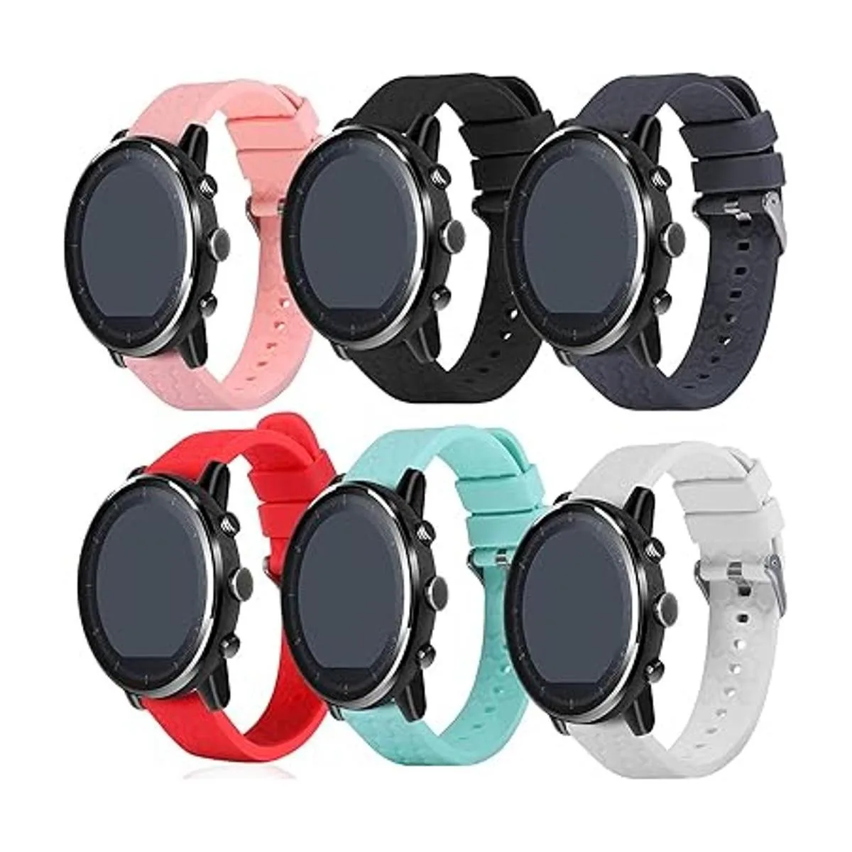 Paquete de 6 correas de repuesto para Garmin Forerunner_1