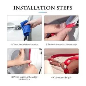 Protectores de borde de puerta de automóvil protector de_5