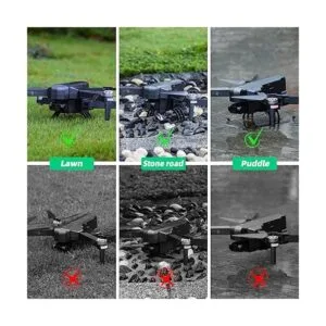 HeiyRC Extensiones de tren de aterrizaje plegables para_3