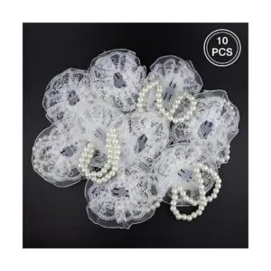 LEEFONE Paquete de 10 bandas elásticas de perlas para_2