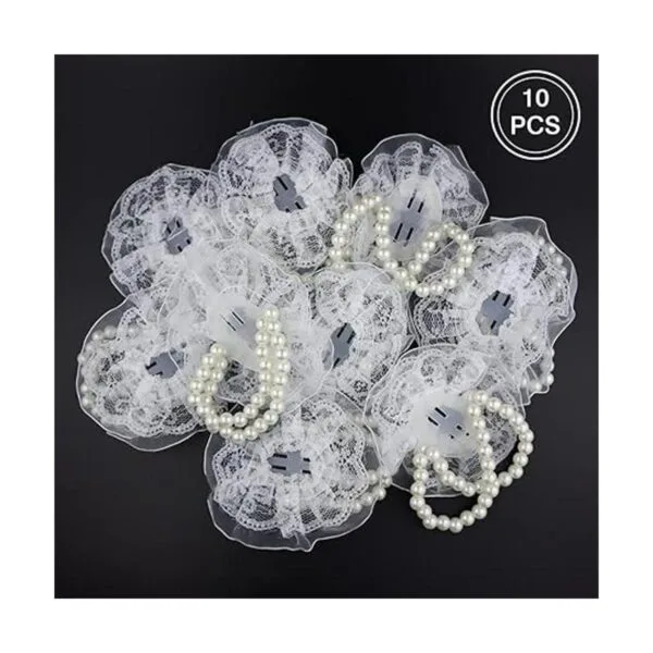 LEEFONE Paquete de 10 bandas elásticas de perlas para_2
