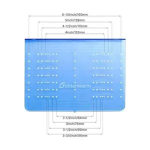 Goldenwarm Manijas de gabinete de cocina de color negro_2