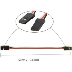 Yiqigou 10 cables de extensión servo de 3 pines de 19.7_6