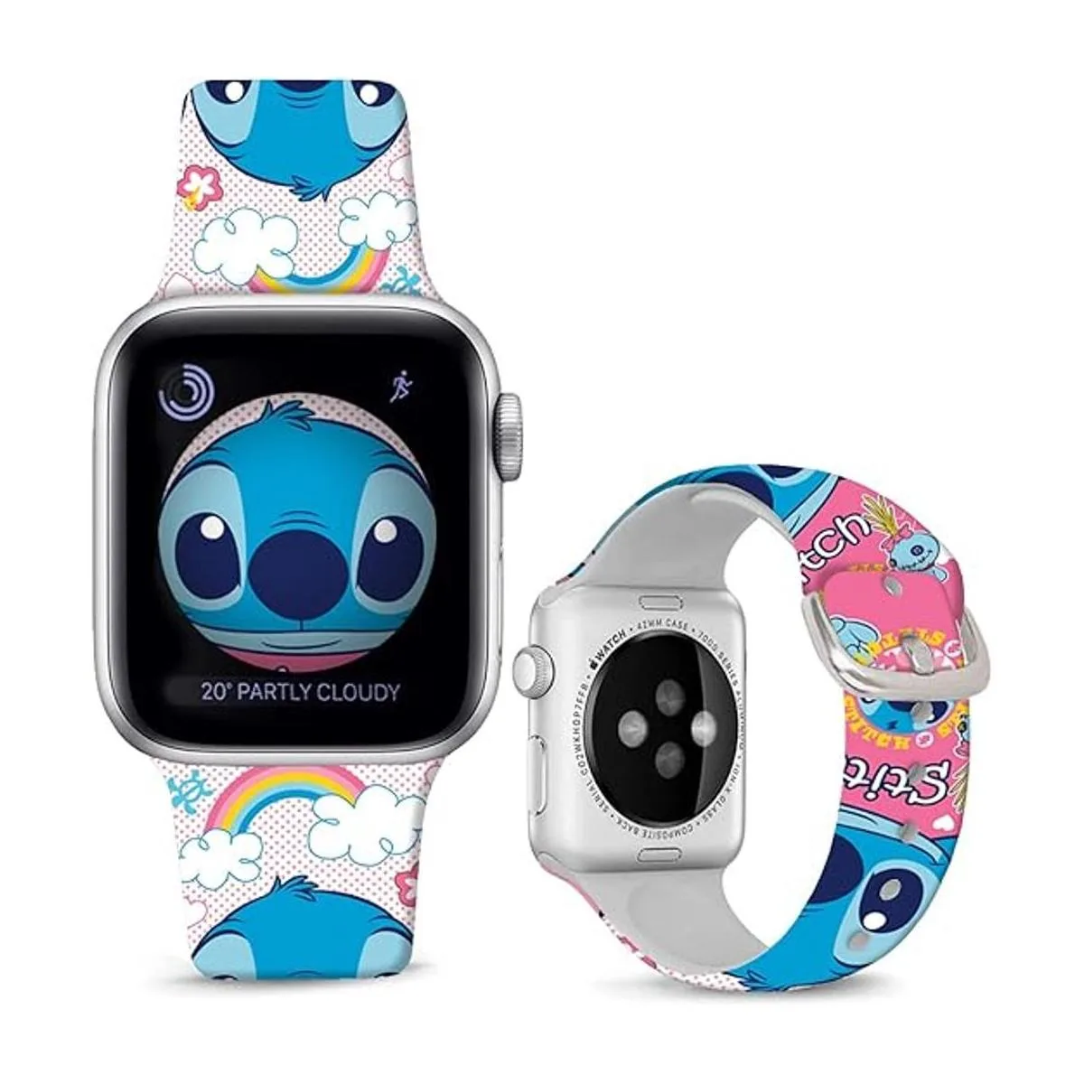 Sjiangqiao Compatible con correas de Apple Watch Stitch de_1