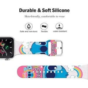 Sjiangqiao Compatible con correas de Apple Watch Stitch de_3