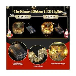 4 luces de cinta de Navidad de 78.7 pies 240 luces LED_5