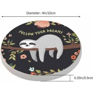 Pznen Juego de 2 posavasos rústicos para bebidas 2_2