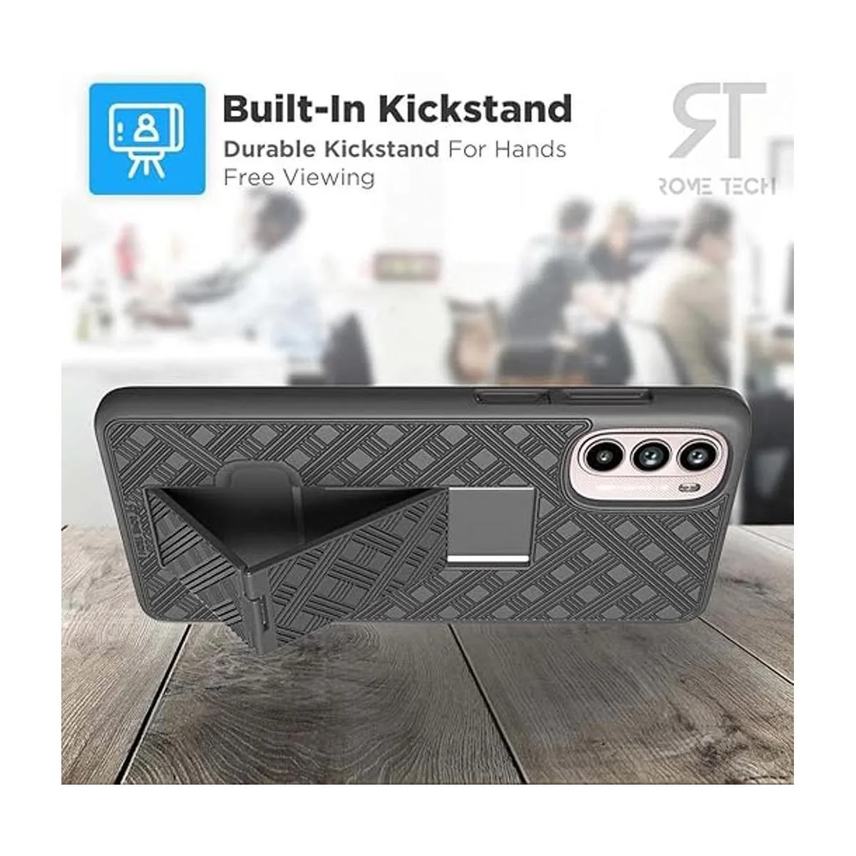 Rome Tech Funda de teléfono con clip de cinturón para_5