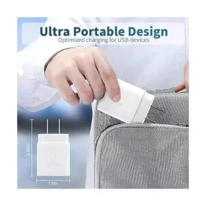 Paquete de 2 cargadores de pared USB C de carga rápida de_7