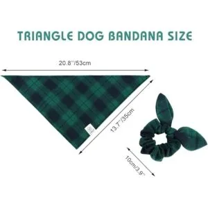 Pañuelos para perros y coleteros a juego con banda_3