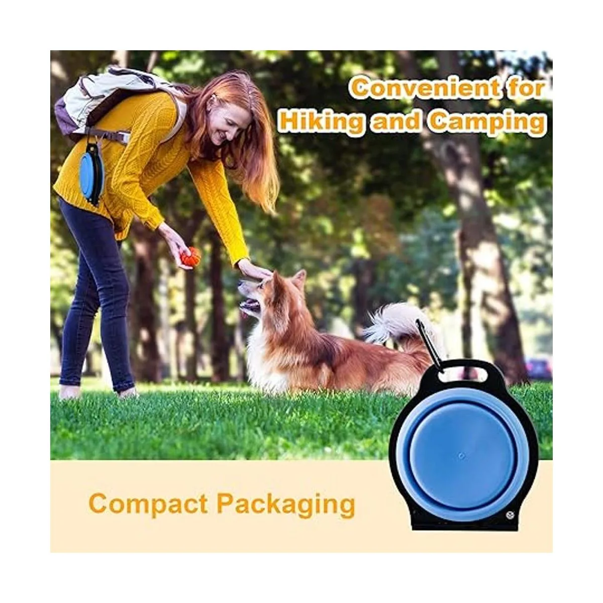 Cuencos plegables para perros cuenco portátil de viaje_7