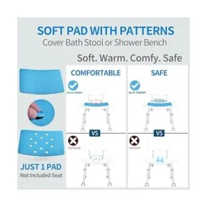 Tapete antideslizante para taburete de ducha almohadilla_4