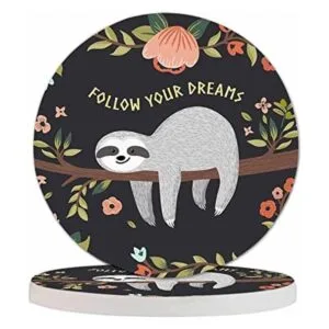 Pznen Juego de 2 posavasos rústicos para bebidas 2_1