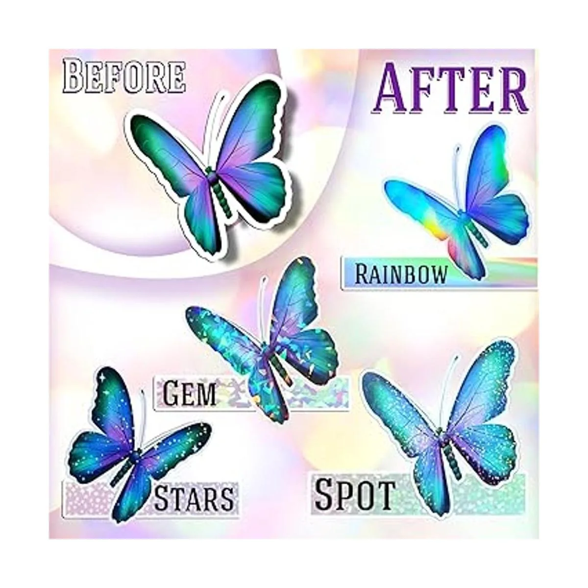 Koala Hojas laminadas holográficas A4 papel adhesivo_4