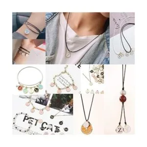NSBELL 104 dijes de letras para hacer joyas para pulseras_4