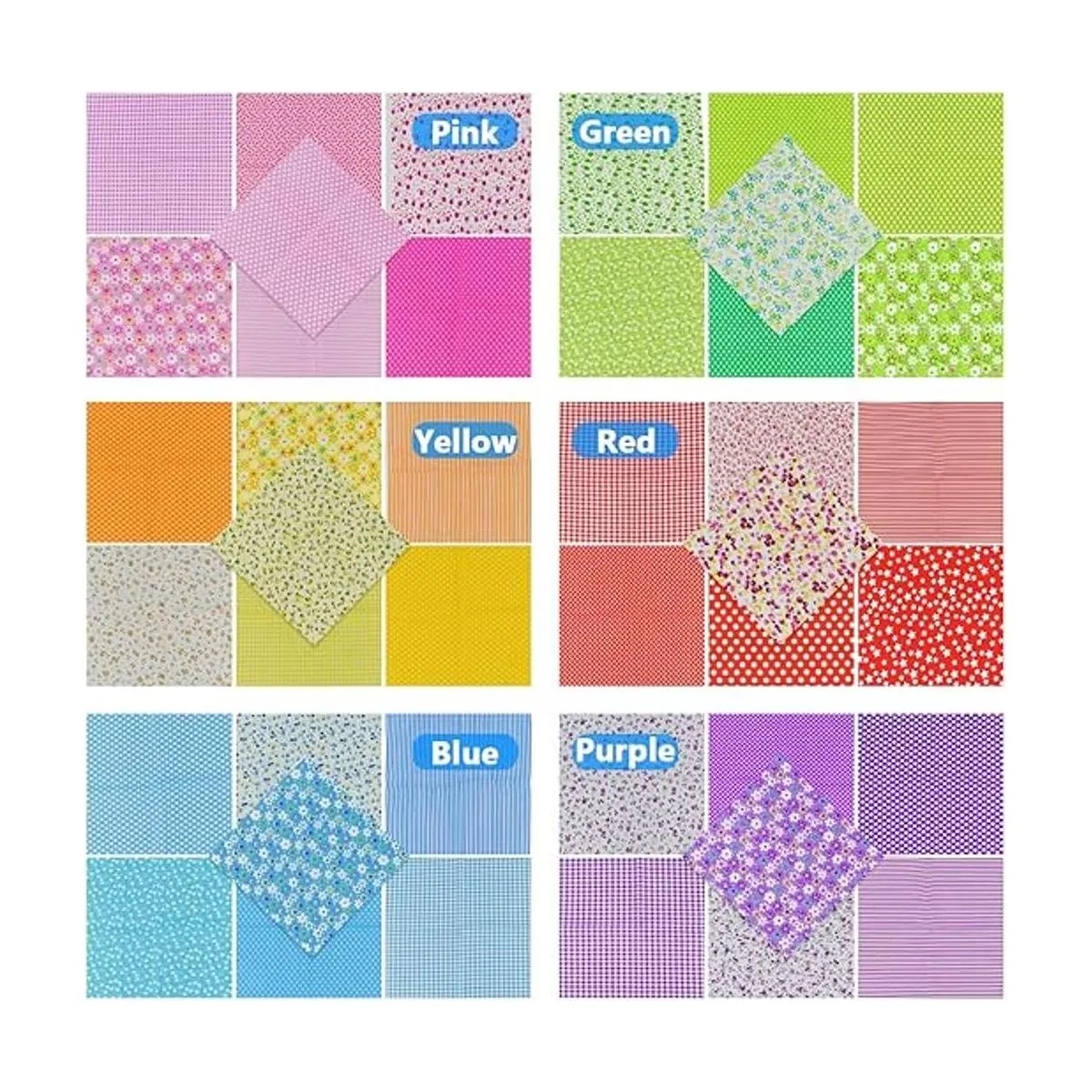 Paquete de tela de algodón de 9.8 x 9.8 pulgadas_2