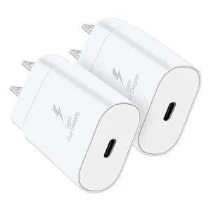 Paquete de 2 cargadores de pared USB C de carga rápida de_1