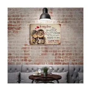 VIOFLOW Letrero de metal vintage con texto en inglés Carl_5