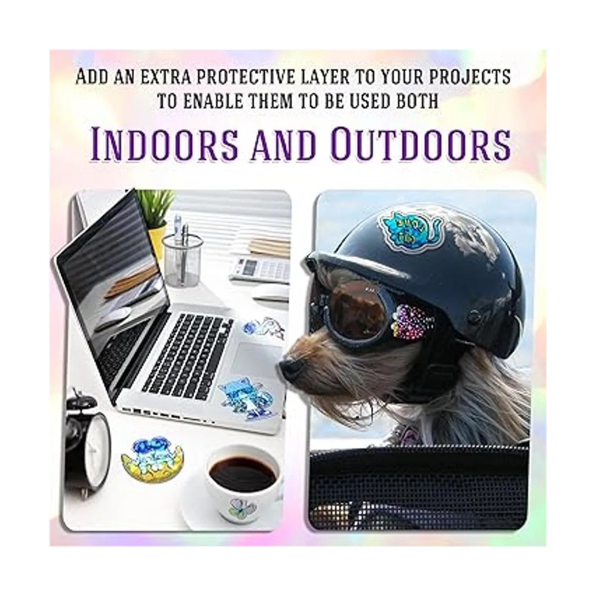 Koala Hojas laminadas holográficas A4 papel adhesivo_6