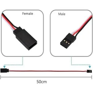Yiqigou 10 cables de extensión servo de 3 pines de 19.7_2