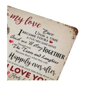 VIOFLOW Letrero de metal vintage con texto en inglés Carl_7