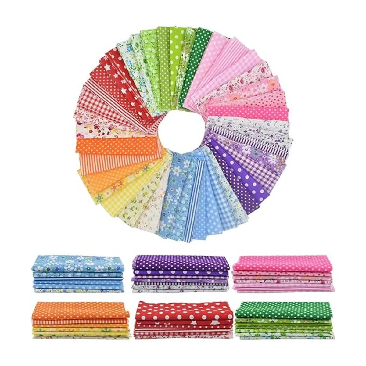 Paquete de tela de algodón de 9.8 x 9.8 pulgadas_1