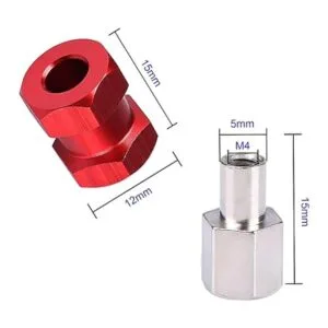 AIMROCK Extensión de cubo hexagonal de 0.472 in_2