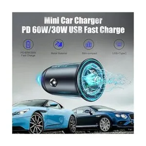 ANKUEE Adaptador de cargador de coche USBC doble puertos_4
