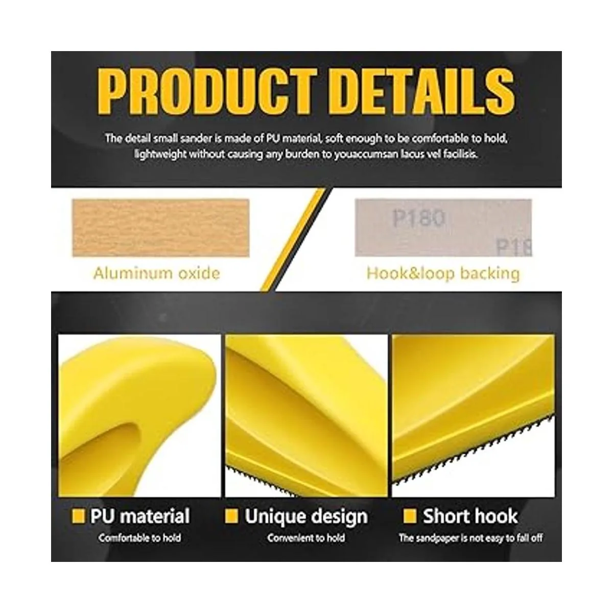 BBTO Kit de micro lijadora de 3.5 x 1 pulgada mini para_4