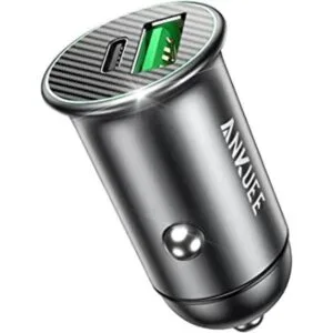 ANKUEE Adaptador de cargador de coche USBC doble puertos_1