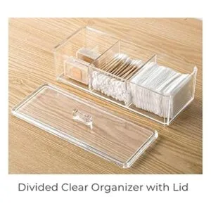 Soporte de bolas de algodón transparente y hisopo con 3_2