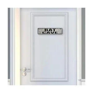 Jacevoo Cartel de metal de la cueva de murciélago_5