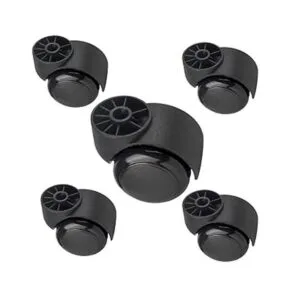 Rueda silenciosa negra de 2 pulgadas ruedas de repuesto_2