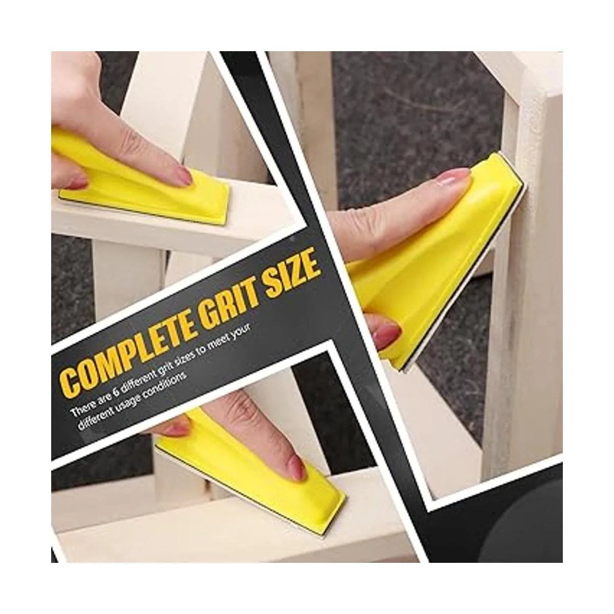 BBTO Kit de micro lijadora de 3.5 x 1 pulgada mini para_6