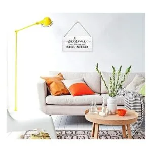 Letrero rústico con decoración de cobertizo placa de_4