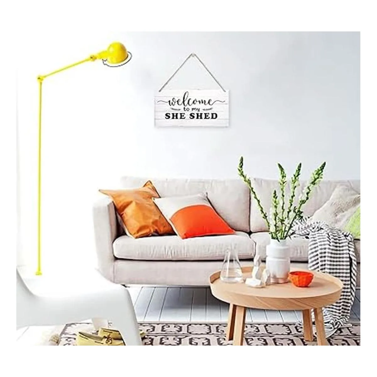 Letrero rústico con decoración de cobertizo placa de_4