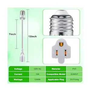 Adaptador de enchufe de 3 tomas convierte el enchufe de_2