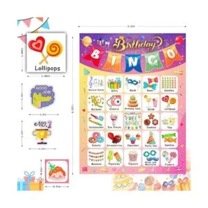 Juego de bingo de cumpleaños 39 piezas juego de búsqueda_3