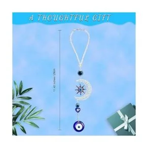 Adorno colgante de auto de ojo malvado para espejo_6