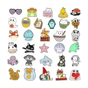 SINCCO 20 pines de mochila esmaltada divertidos pines_2