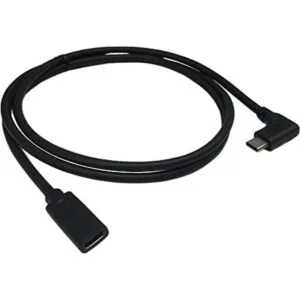 cerrxian 1 m 3 ft 90 grados USB 3.1 Tipo C macho a hembra_1